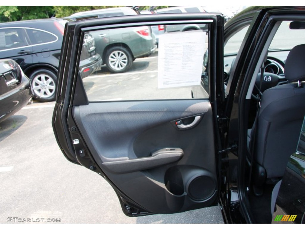 2009 Honda Fit Standard Fit Model Gray Door Panel Photo #50399034
