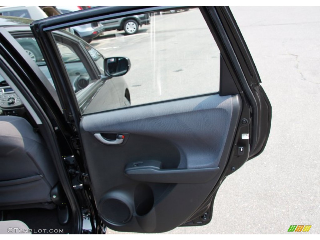 2009 Honda Fit Standard Fit Model Gray Door Panel Photo #50399049