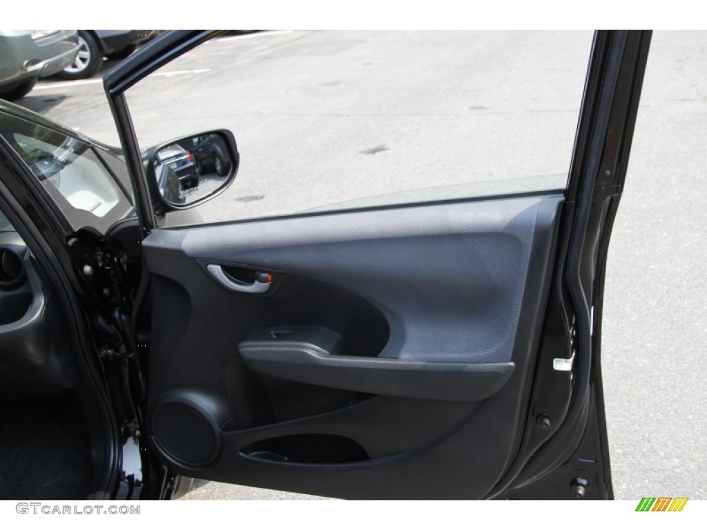 2009 Honda Fit Standard Fit Model Gray Door Panel Photo #50399064