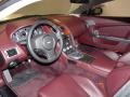 2006 Aston Martin V8 Vantage Chancellor Red Interior Prime Interior Photo
