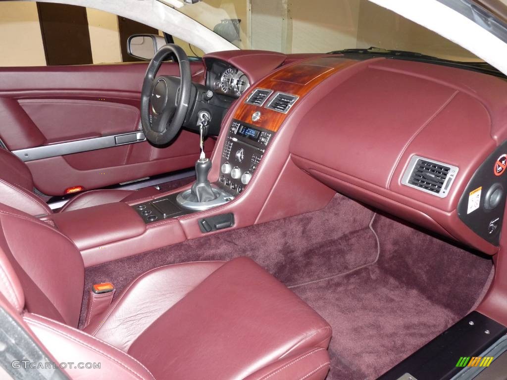 2006 Aston Martin V8 Vantage Coupe Chancellor Red Dashboard Photo #50399478