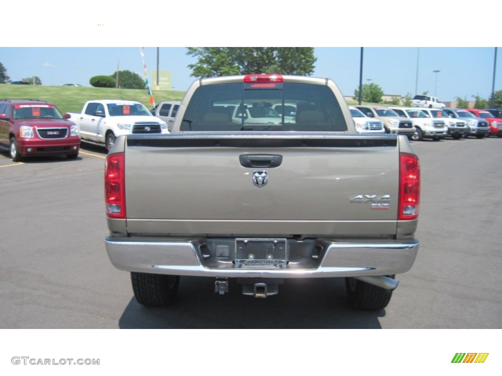 2006 Ram 1500 SLT Quad Cab 4x4 - Light Khaki Metallic / Khaki Beige photo #4