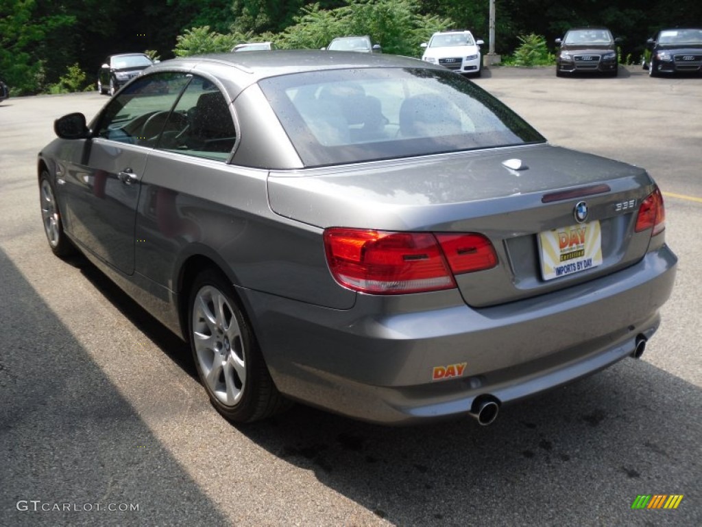 2010 3 Series 335i Convertible - Space Gray Metallic / Gray Dakota Leather photo #4