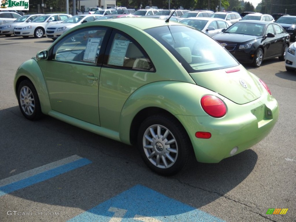 2005 New Beetle GLS Coupe - Cyber Green Metallic / Cream Beige photo #5