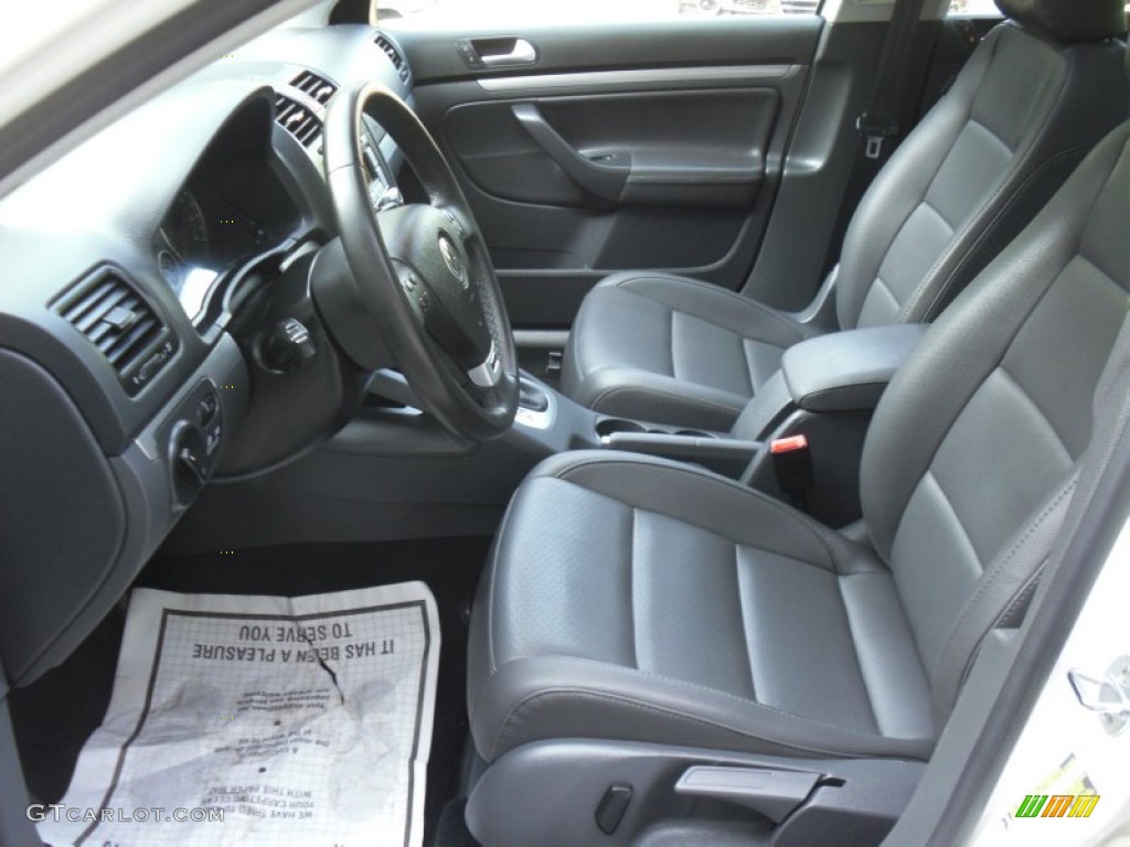 Anthracite Interior 2009 Volkswagen Jetta TDI Sedan Photo #50400204