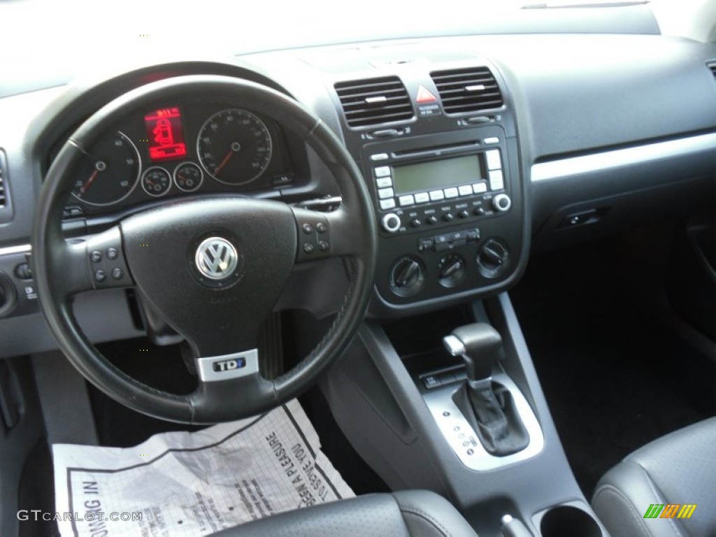 Anthracite Interior 2009 Volkswagen Jetta TDI Sedan Photo #50400228