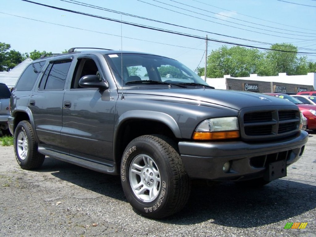Graphite Metallic 2002 Dodge Durango Sport 4x4 Exterior Photo #50400249