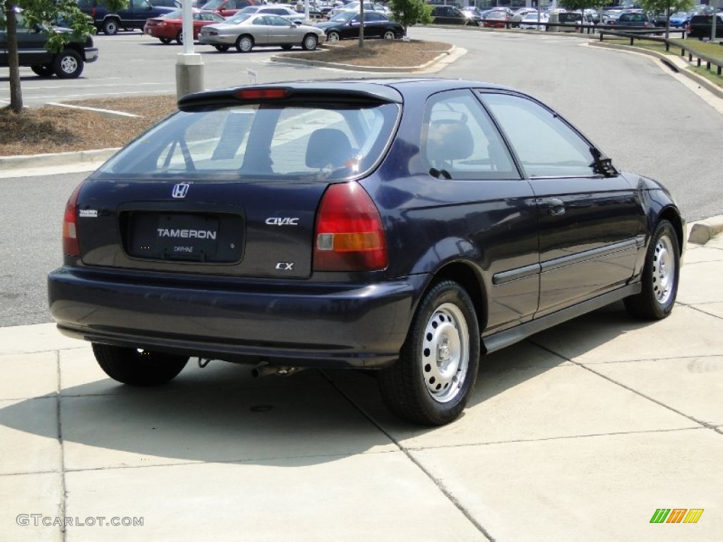1998 Dark Amethyst Pearl Metallic Honda Civic Cx Hatchback 50380735 Photo 4 Gtcarlot Com Car Color Galleries