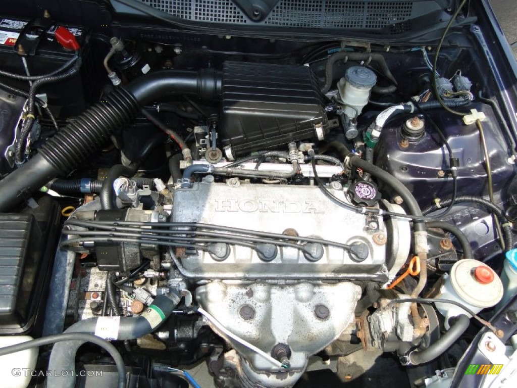 1998 Honda Civic CX Hatchback Engine Photos
