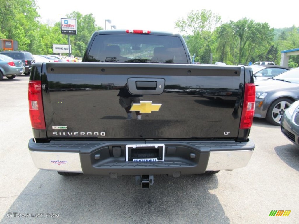 2011 Silverado 1500 LT Extended Cab 4x4 - Black / Ebony photo #3