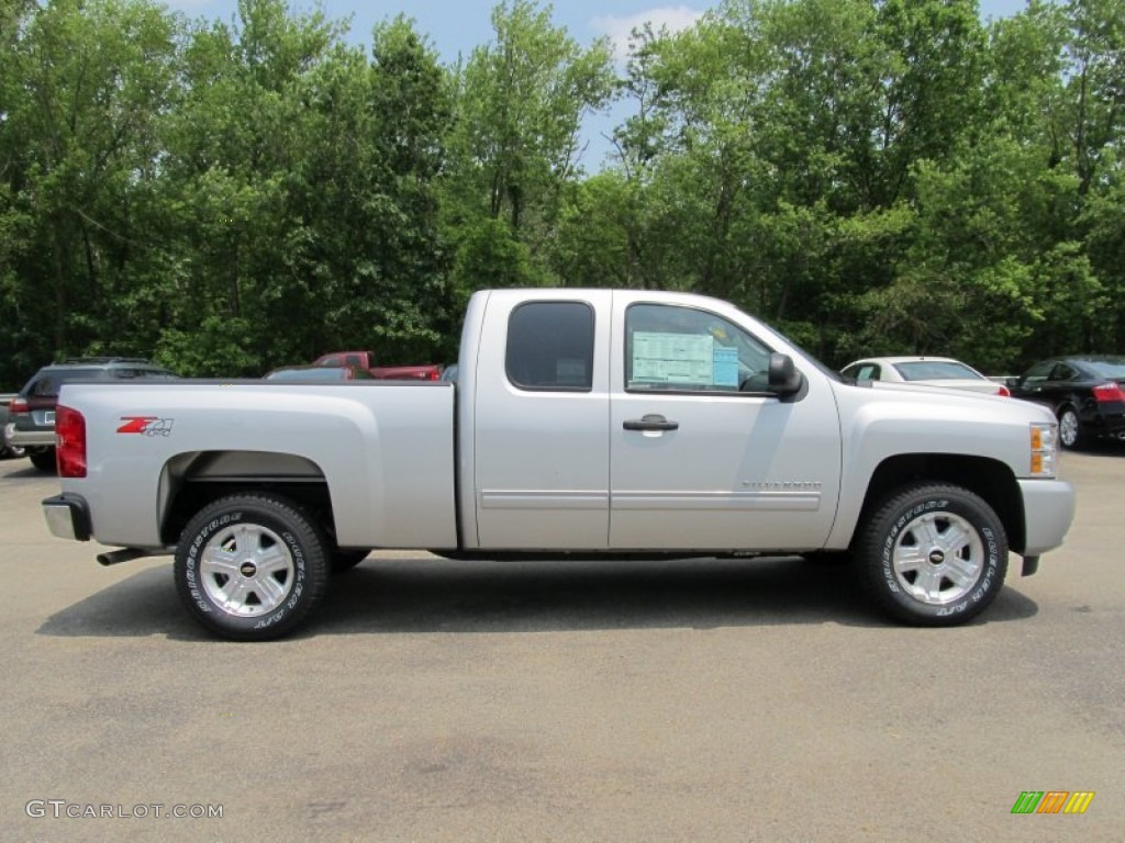 2011 Silverado 1500 LT Extended Cab 4x4 - Sheer Silver Metallic / Light Titanium/Ebony photo #4