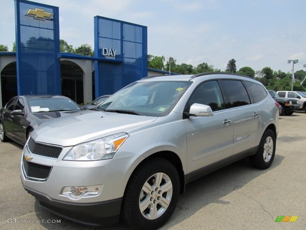 2011 Traverse LT AWD - Silver Ice Metallic / Ebony/Ebony photo #1