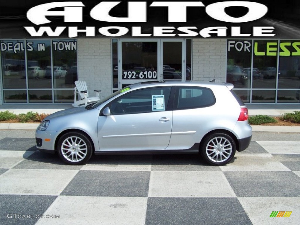 2007 GTI 2 Door - Reflex Silver Metallic / Interlagos Plaid Cloth photo #1