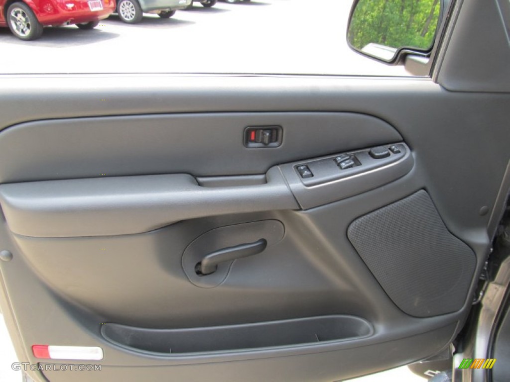 2007 Chevrolet Silverado 1500 Classic Z71 Extended Cab 4x4 Dark Charcoal Door Panel Photo #50403517