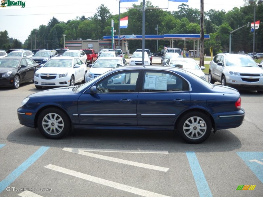 2004 Sonata V6 - Ardor Blue / Black photo #6