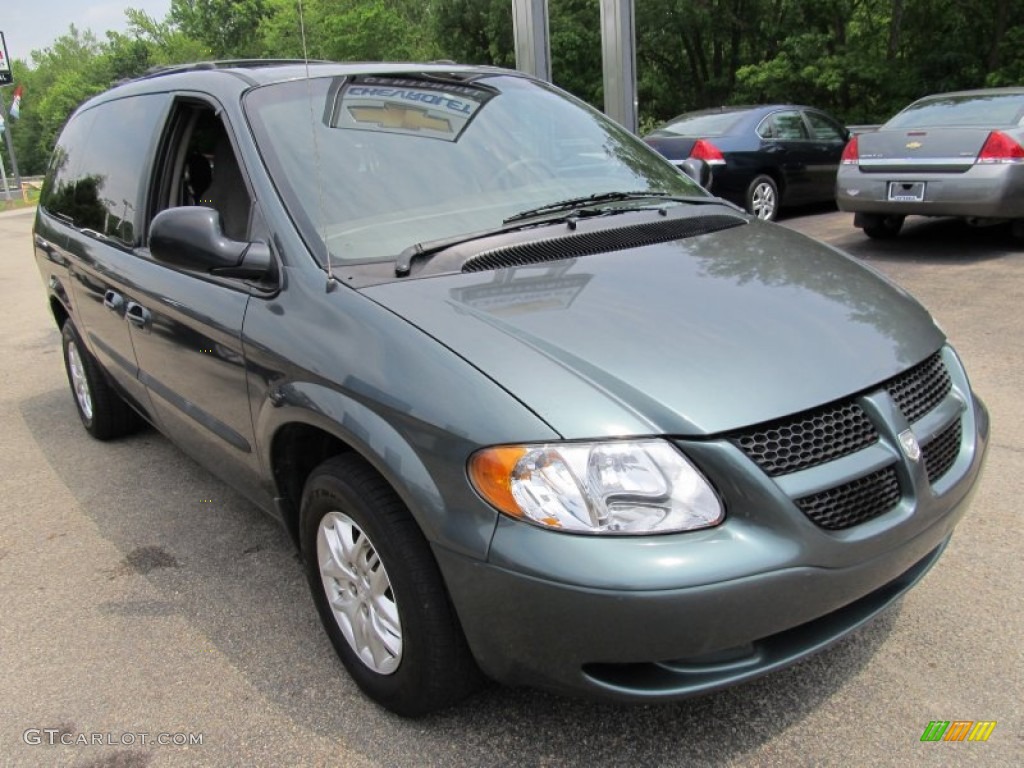 Onyx Green Pearl 2003 Dodge Grand Caravan Sport Exterior Photo #50403697