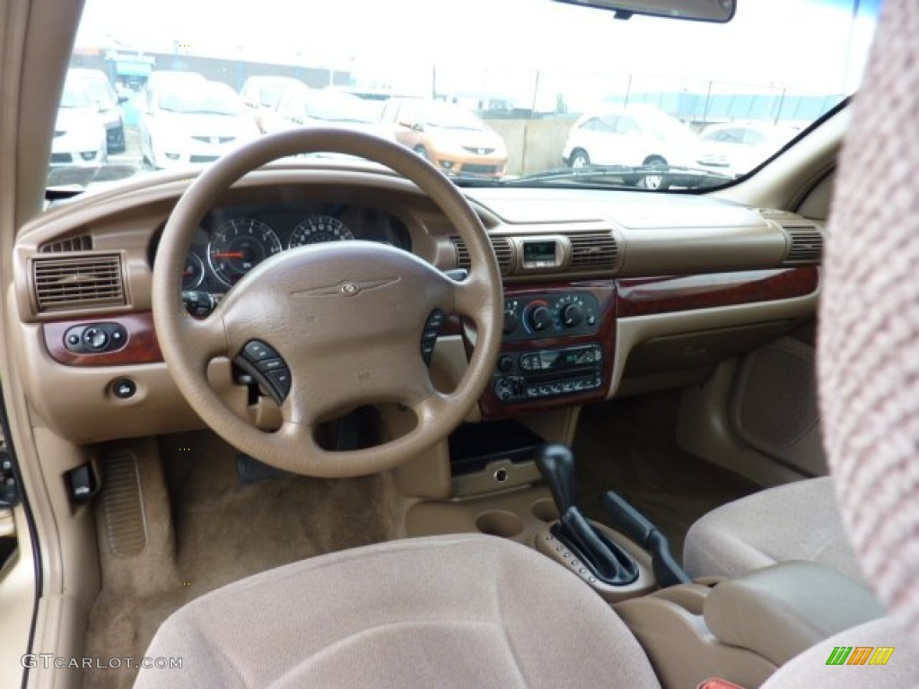 Sandstone Interior 2001 Chrysler Sebring LX Sedan Photo #50403700