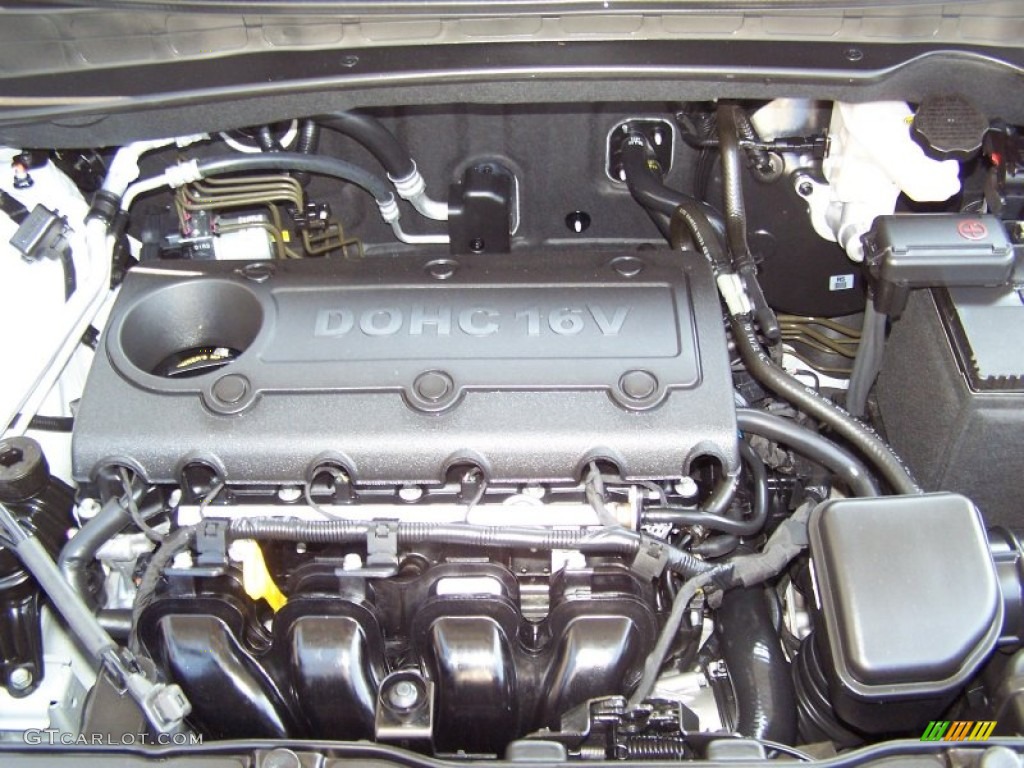 2010 Hyundai Tucson Limited AWD 2.4 Liter DOHC 16-Valve CVVT 4 Cylinder Engine Photo #50403718