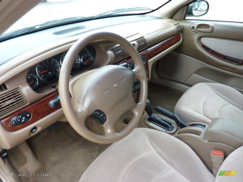 Sandstone Interior 2001 Chrysler Sebring LX Sedan Photo #50403727