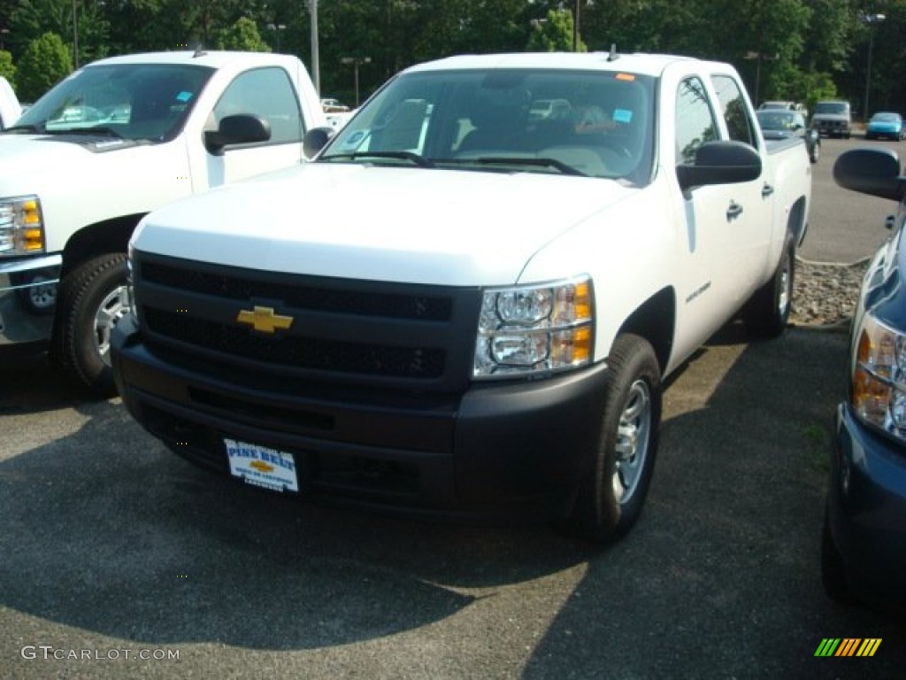2011 Silverado 1500 Crew Cab 4x4 - Summit White / Dark Titanium photo #1