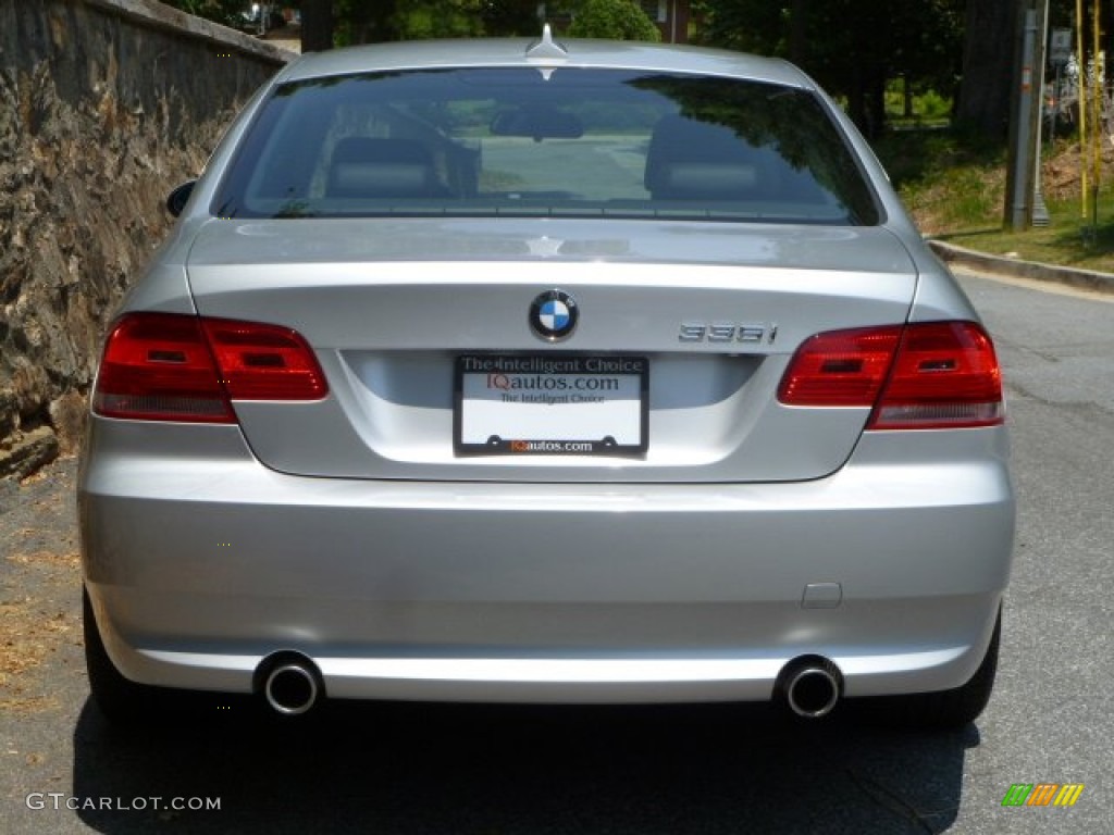 2008 3 Series 335i Coupe - Titanium Silver Metallic / Black photo #5