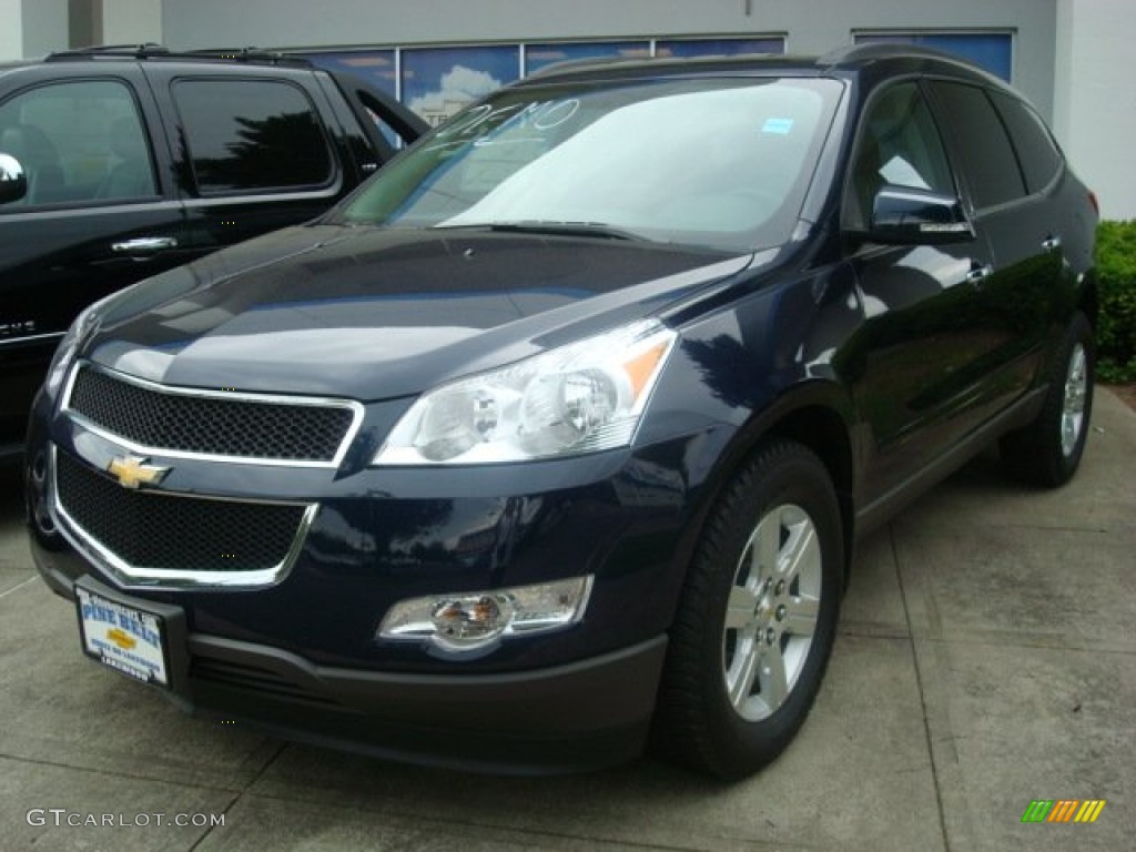 2011 Traverse LT AWD - Dark Blue Metallic / Ebony/Ebony photo #1