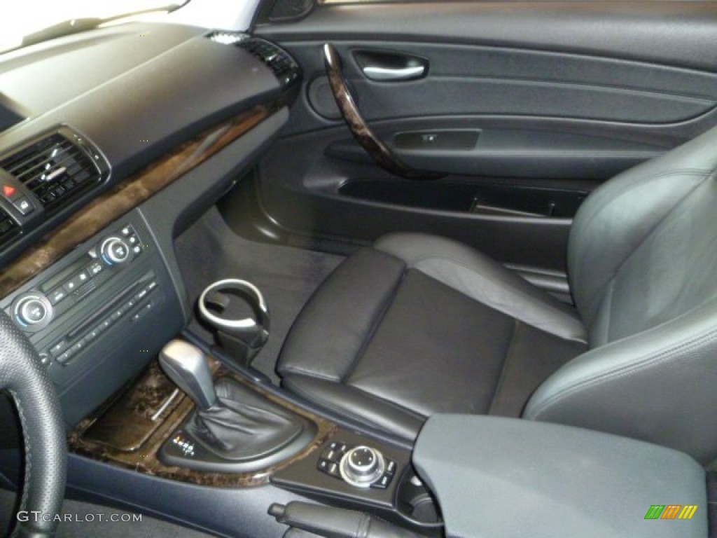 2009 1 Series 135i Coupe - Space Grey Metallic / Black photo #21