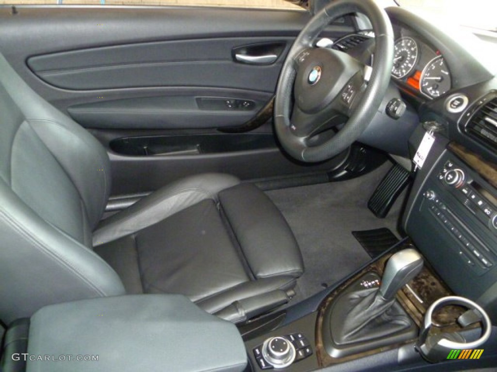 2009 1 Series 135i Coupe - Space Grey Metallic / Black photo #24