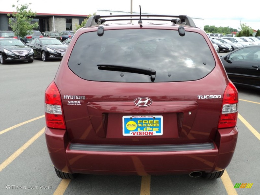 2006 Tucson GL - Mesa Red / Beige photo #8