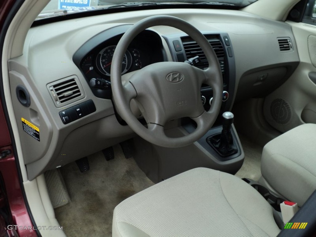 2006 Tucson GL - Mesa Red / Beige photo #20