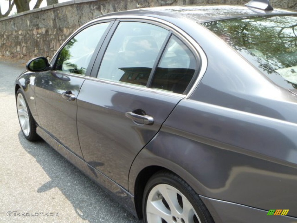 2008 3 Series 335i Sedan - Sparkling Graphite Metallic / Gray photo #15