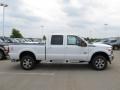 2011 Oxford White Ford F350 Super Duty Lariat Crew Cab 4x4  photo #2