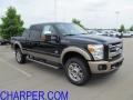 2011 Tuxedo Black Ford F350 Super Duty King Ranch Crew Cab 4x4  photo #1