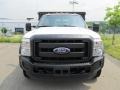 Oxford White - F550 Super Duty XL Regular Cab 4x4 Stake Truck Photo No. 3