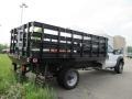 Oxford White - F550 Super Duty XL Regular Cab 4x4 Stake Truck Photo No. 9