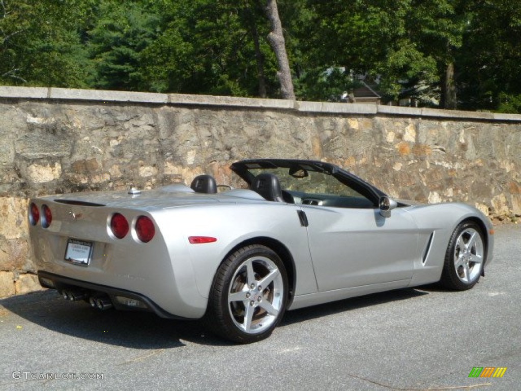2005 Corvette Convertible - Machine Silver / Ebony photo #18
