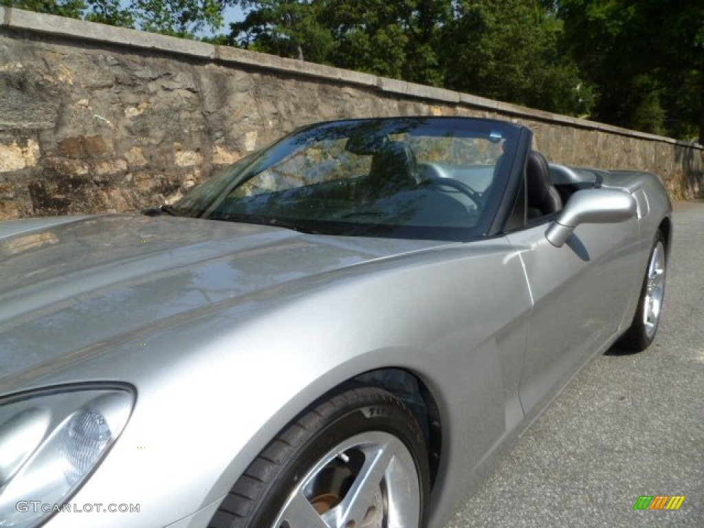 2005 Corvette Convertible - Machine Silver / Ebony photo #20