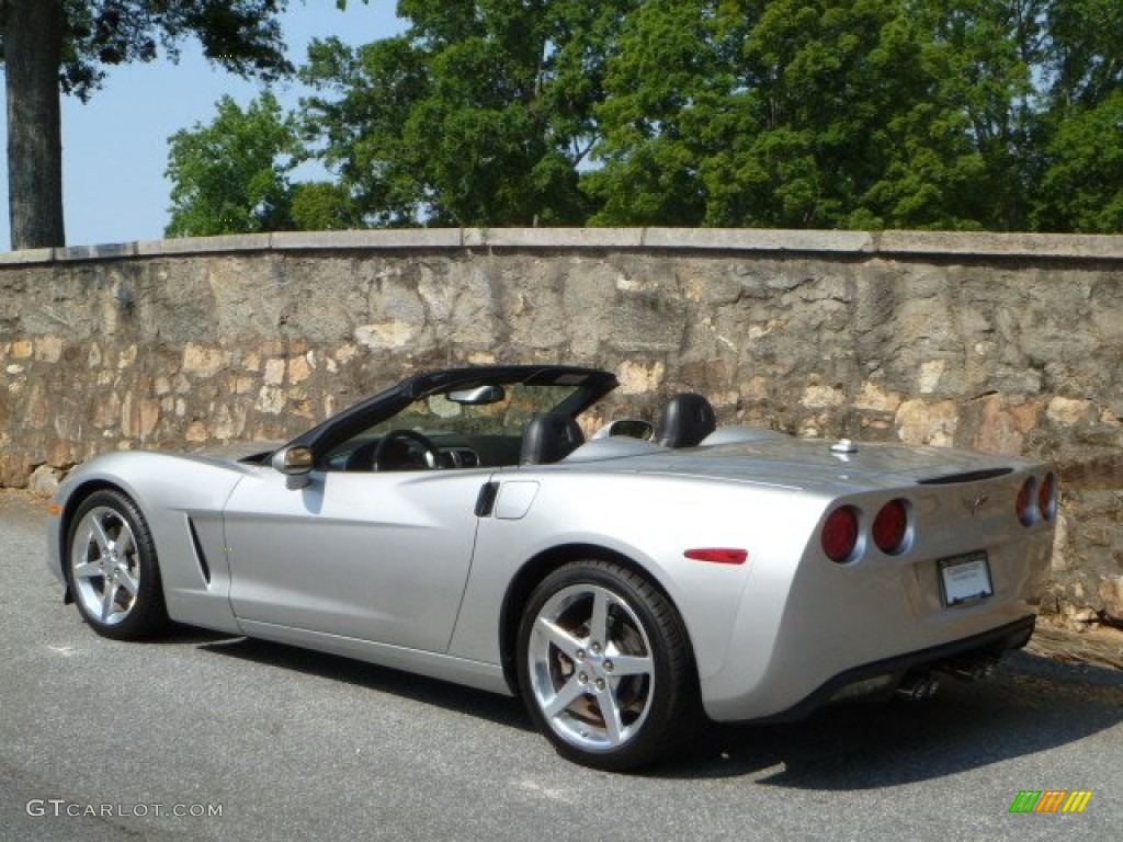 2005 Corvette Convertible - Machine Silver / Ebony photo #22