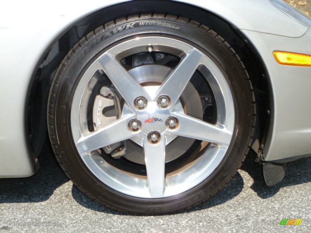 2005 Corvette Convertible - Machine Silver / Ebony photo #33