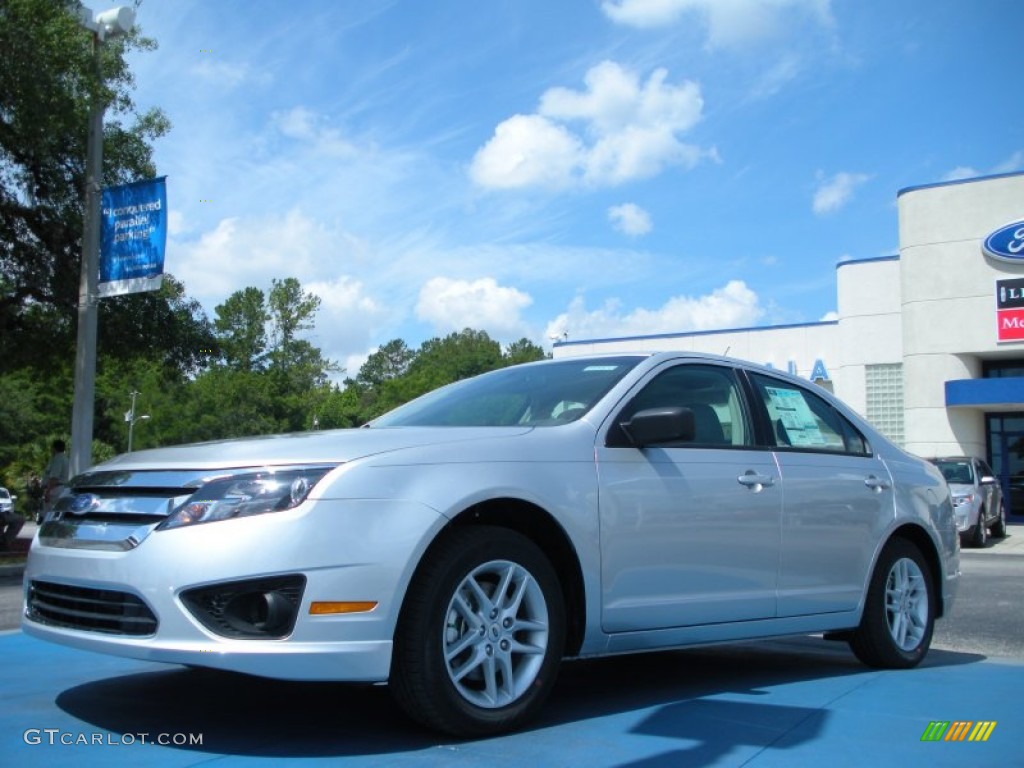 2011 Fusion S - Ingot Silver Metallic / Medium Light Stone photo #1