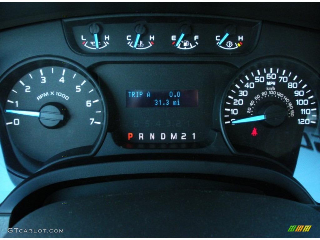 2011 Ford F150 STX SuperCab Gauges Photo #50408842