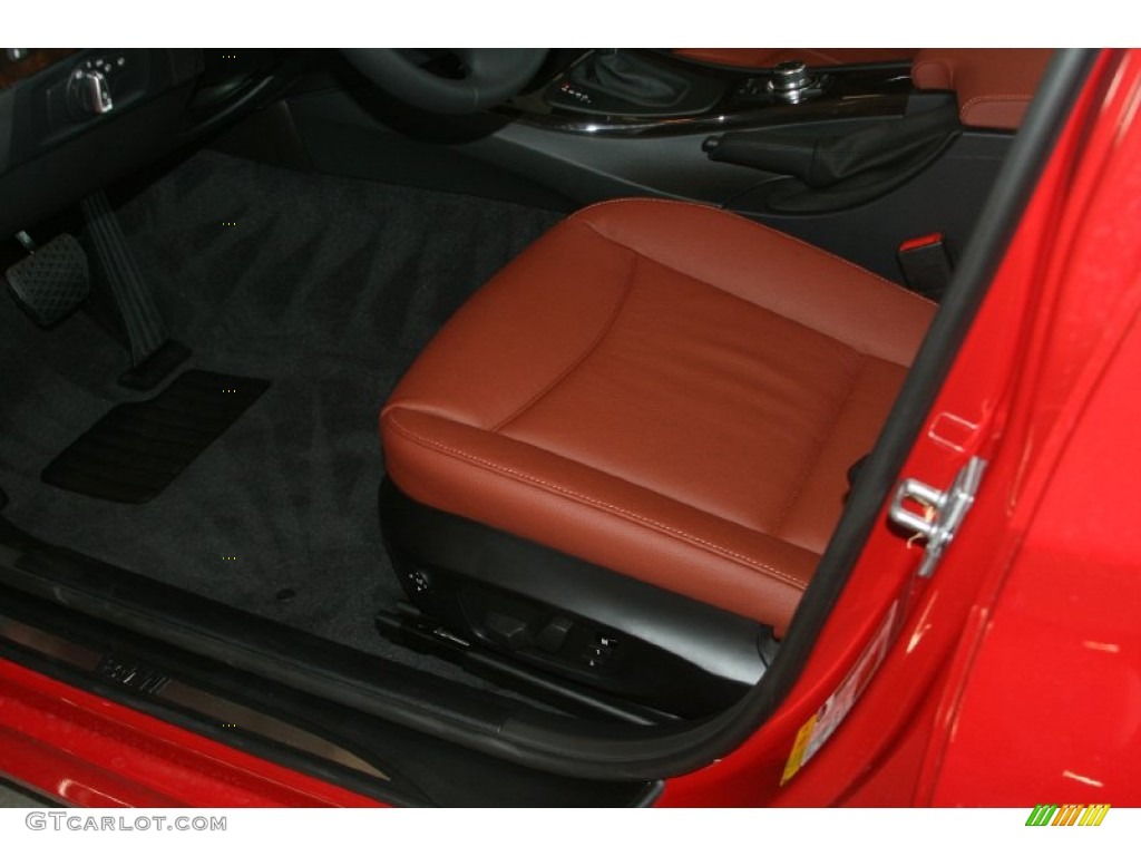 2011 3 Series 335d Sedan - Crimson Red / Chestnut Brown Dakota Leather photo #12