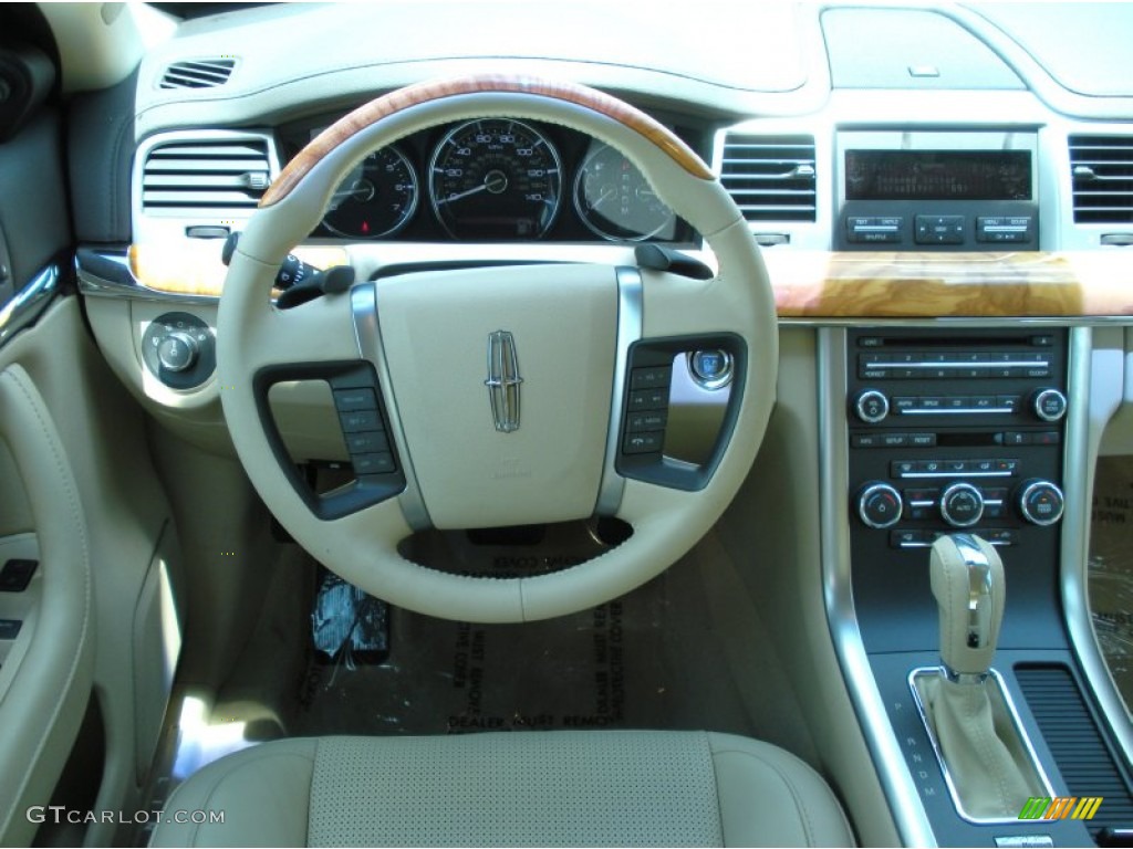 2011 Lincoln MKS FWD Cashmere Dashboard Photo #50410159