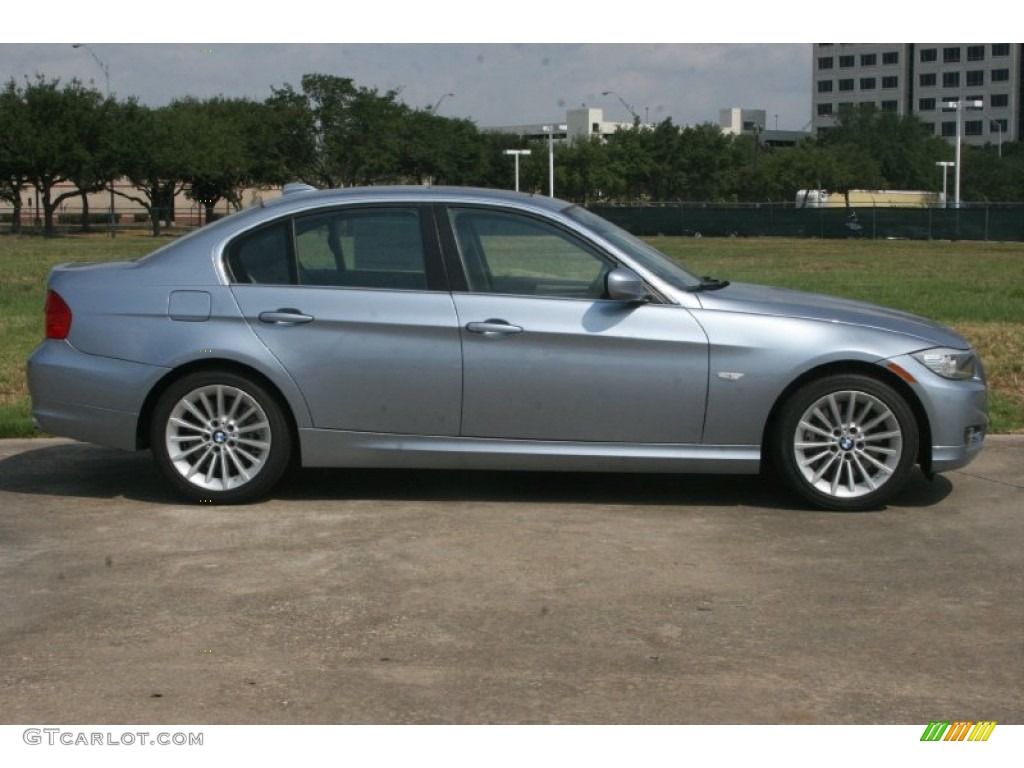 2011 3 Series 335i Sedan - Blue Water Metallic / Gray Dakota Leather photo #4