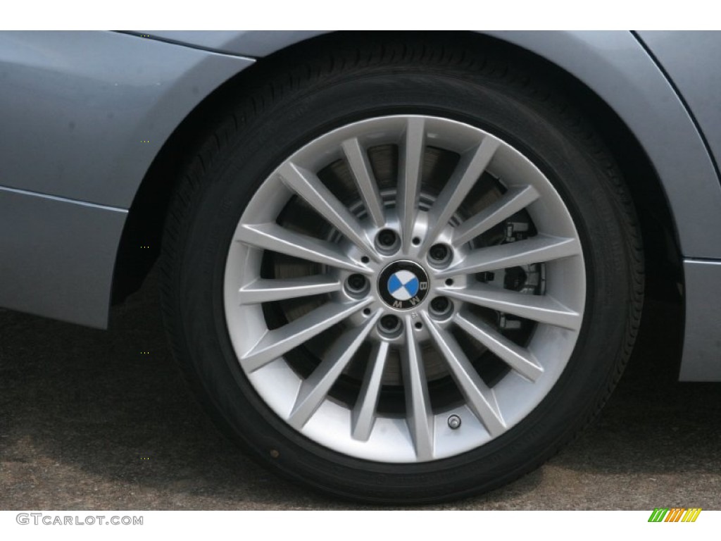 2011 3 Series 335i Sedan - Blue Water Metallic / Gray Dakota Leather photo #9