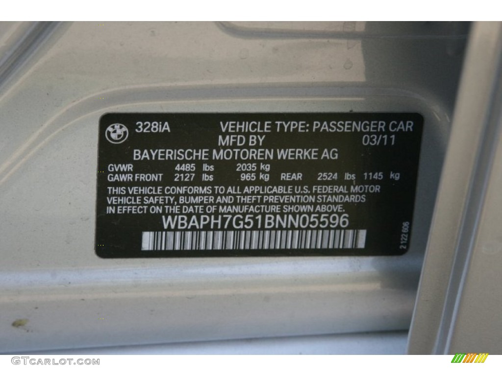 2011 3 Series 328i Sedan - Titanium Silver Metallic / Black Dakota Leather photo #6