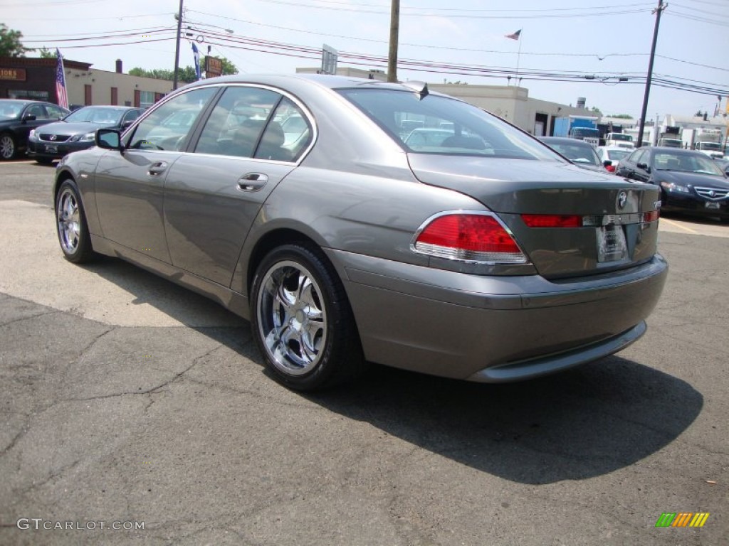 2005 7 Series 745i Sedan - Titanium Grey Metallic / Basalt Grey/Flannel Grey photo #2