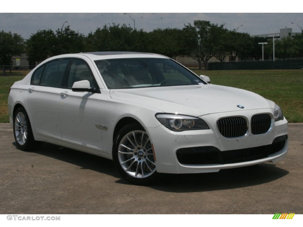 2012 7 Series 750Li Sedan - Alpine White / Oyster/Black photo #1