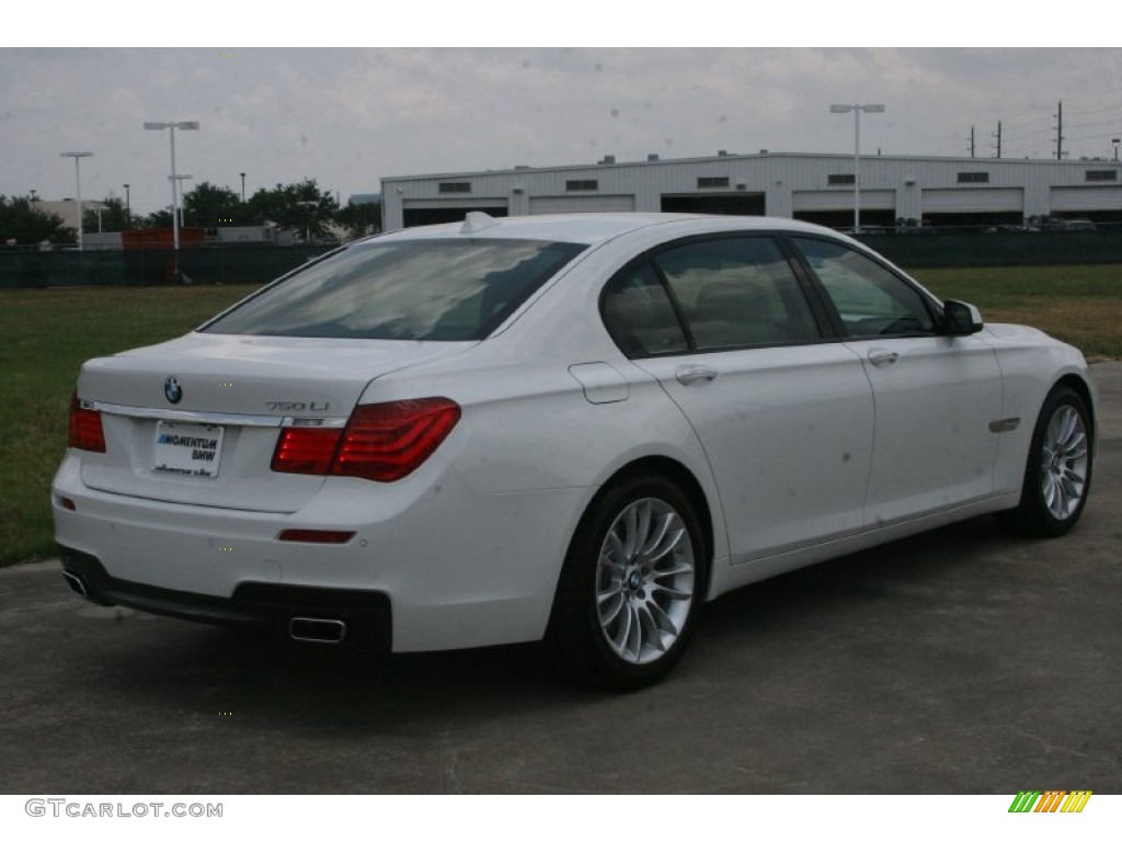 2012 7 Series 750Li Sedan - Alpine White / Oyster/Black photo #3