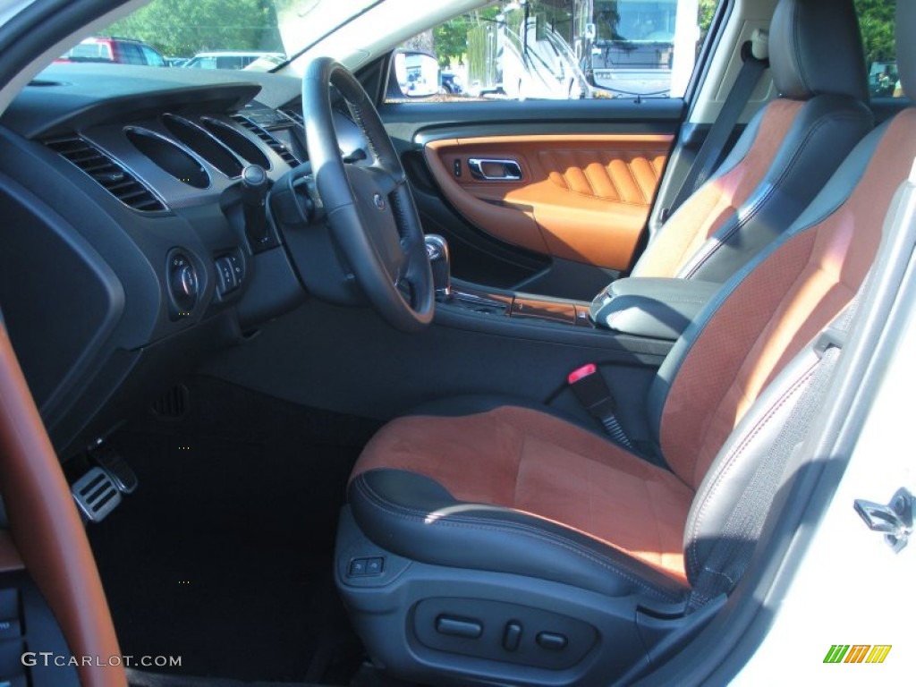 Charcoal Black/Umber Brown Interior 2011 Ford Taurus SHO AWD Photo #50412238